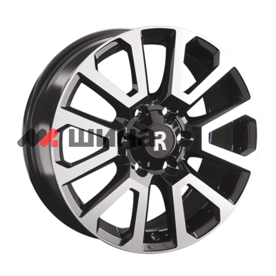 картинка 7,5x18/6x139,7 ET60 D95,1 TY377 BKF (пш)