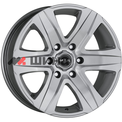 картинка 8x18/6x130 ET53 D84,1 Stone 6 Silver