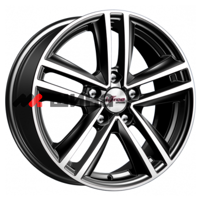 картинка 6,5x16/5x108 ET50 D63,35 Катар (КС885) Блэк Джек
