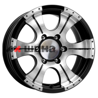 картинка 8x16/5x139,7 ET20 D110,1 Байконур (КС465М) Алмаз черный