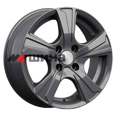 картинка 5,5x14/4x98 ET38 D58,6 Крит (КЛ241) Графит