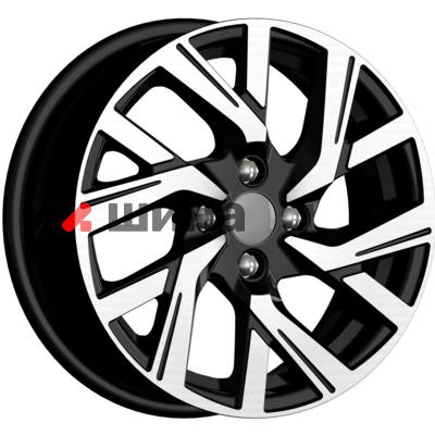 картинка 6x15/4x100 ET37 D60,1 КС1030 Алмаз черный