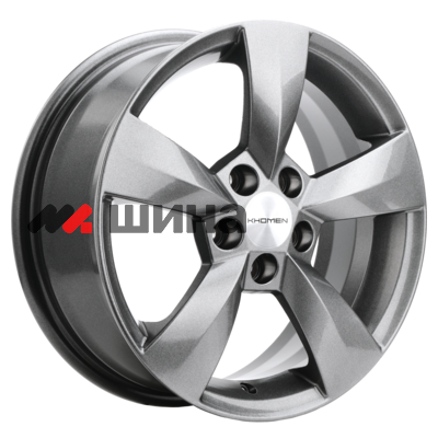 картинка 6x15/5x100 ET43 D57,1 KHW1504 (Fabia) Gray