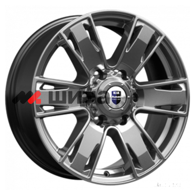 картинка 7x17/6x127 ET40 D77,9 Севенна (КС726) Дарк платинум