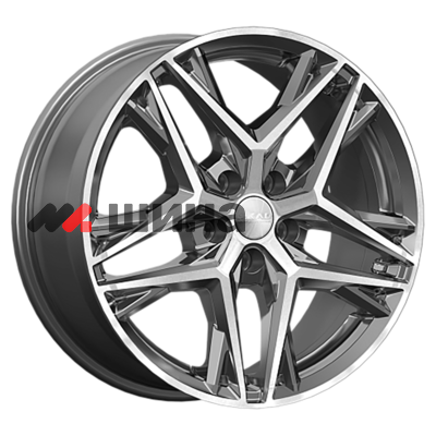 картинка 8x18/5x112 ET38 D66,6 Челси (КЛ1100) Алмаз графит
