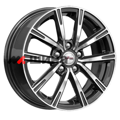 картинка 6x15/5x100 ET43 D57,1 Драйвер (КС996) Блэк Джек