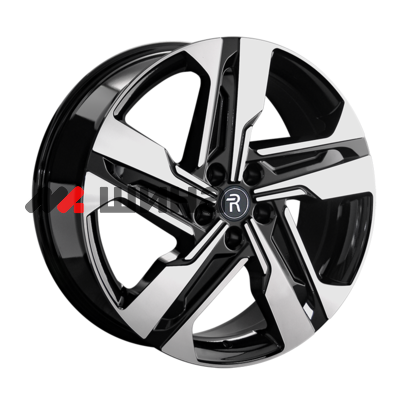 картинка 7,5x18/5x108 ET47 D60,1 CHR38 BKF (конус, C570)