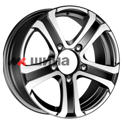 картинка 6x16/5x139,7 ET40 D98 Хафпайп (КС683) Блэк Джек