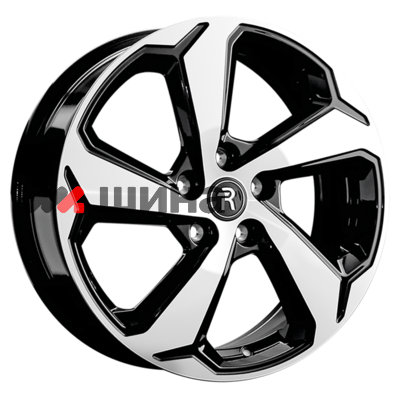 картинка 7,5x19/5x120 ET41 D59,6 GA6 BKF (конус, C570)