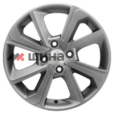 картинка 6x15/4x100 ET48 D54,1 KHW1501 (Rio/Solaris) G-Silver