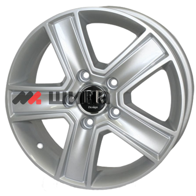 картинка 6,5x15/5x118 ET55 D71,1 BK473 Silver