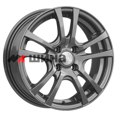 картинка 6x15/4x100 ET47 D60,1 Дели (КЛ300) Графит