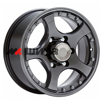 картинка 7x16/5x139,7 ET35 D109,7 Титан (КЛ139) Графит