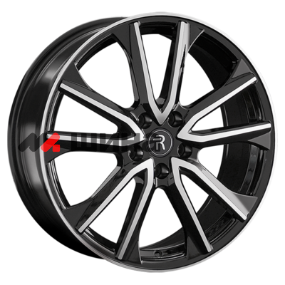 картинка 7,5x19/5x108 ET36 D65,1 CHR45 BKF (конус, C570)
