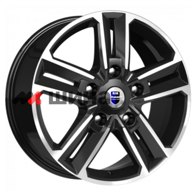 картинка 8x18/5x114,3 ET45 D66,1 Backfire (КС763M) Алмаз черный