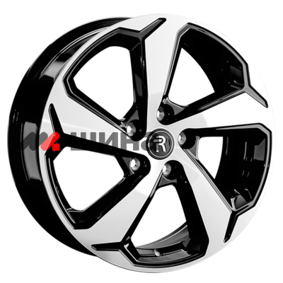 картинка 7,5x19/5x108 ET36 D65,1 CHR108 BKF (конус, C570)